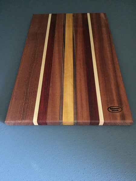 Handmade Mixed Wood Cutting Board